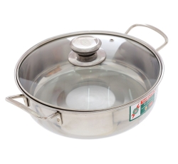 NỒI LẨU INOX NẮP KIẾNG
